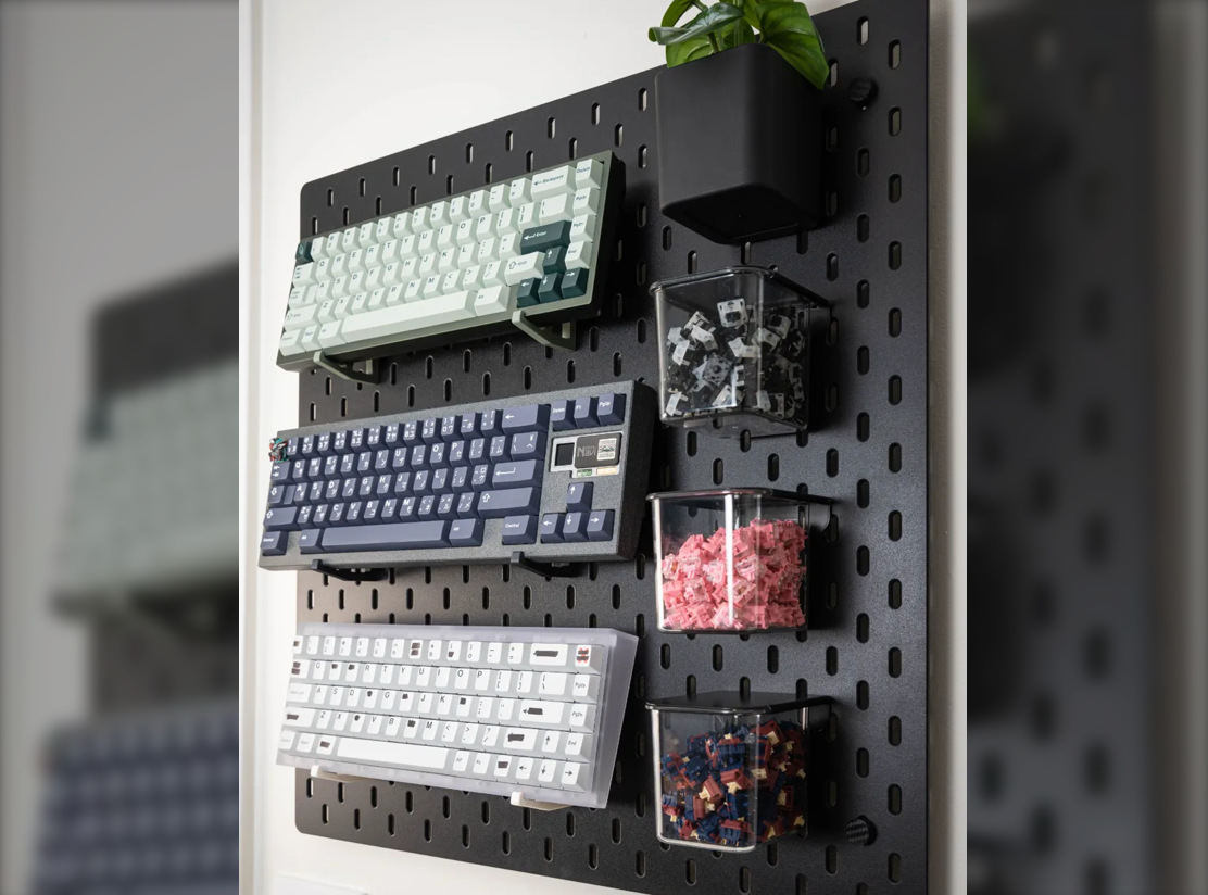 IKEA PEG Board Keyboard Mount